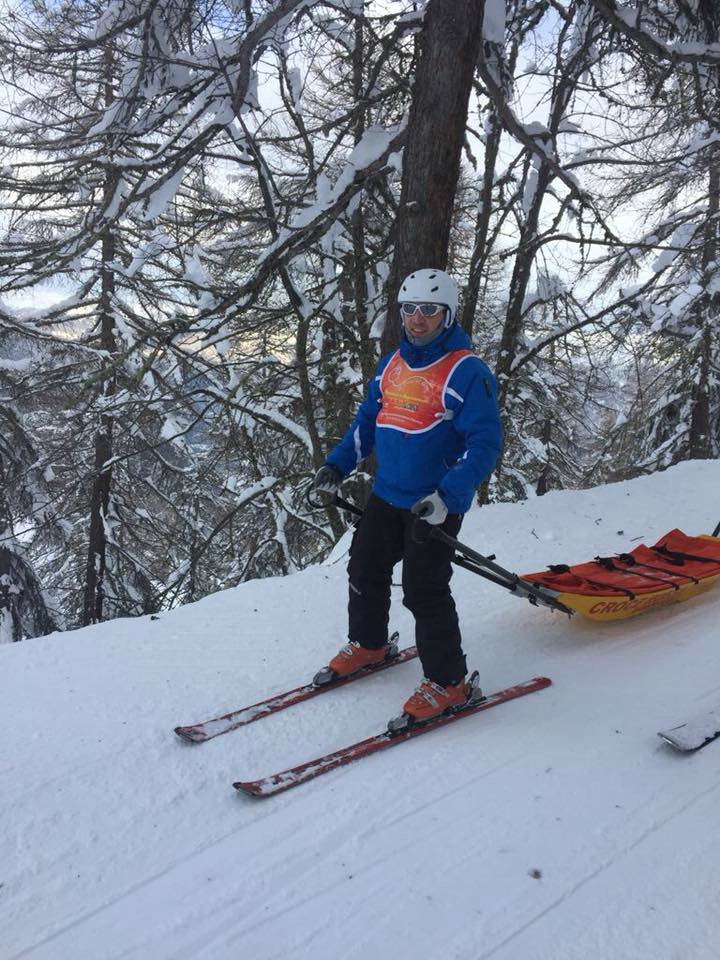 Bardonecchia 20 Gennaio 2018 - Addestramento al "Soccorso in Valanga" degli O.S.P.- Croce Rossa Italiana- Comitato Regionale del Piemonte