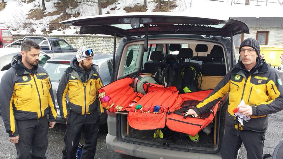 Bardonecchia 20 Gennaio 2018 - Addestramento al "Soccorso in Valanga" degli O.S.P.- Croce Rossa Italiana- Comitato Regionale del Piemonte