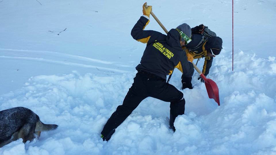 Bardonecchia 20 Gennaio 2018 - Addestramento al "Soccorso in Valanga" degli O.S.P.- Croce Rossa Italiana- Comitato Regionale del Piemonte