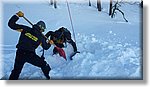 Bardonecchia 20 Gennaio 2018 - Addestramento al "Soccorso in Valanga" degli O.S.P.- Croce Rossa Italiana- Comitato Regionale del Piemonte