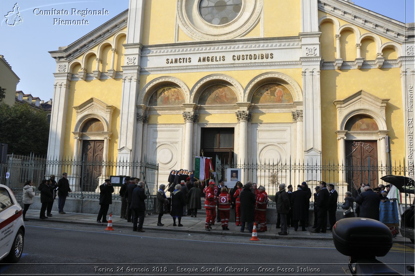 Torino 24 Gennaio 2018 - Esequie Sorella Cibrario- Croce Rossa Italiana- Comitato Regionale del Piemonte