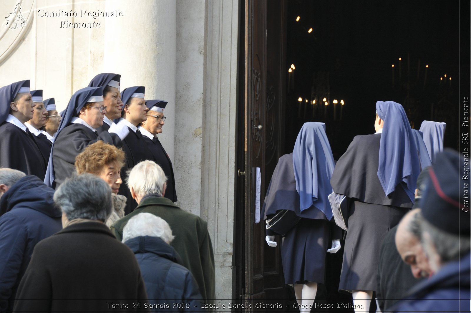 Torino 24 Gennaio 2018 - Esequie Sorella Cibrario- Croce Rossa Italiana- Comitato Regionale del Piemonte