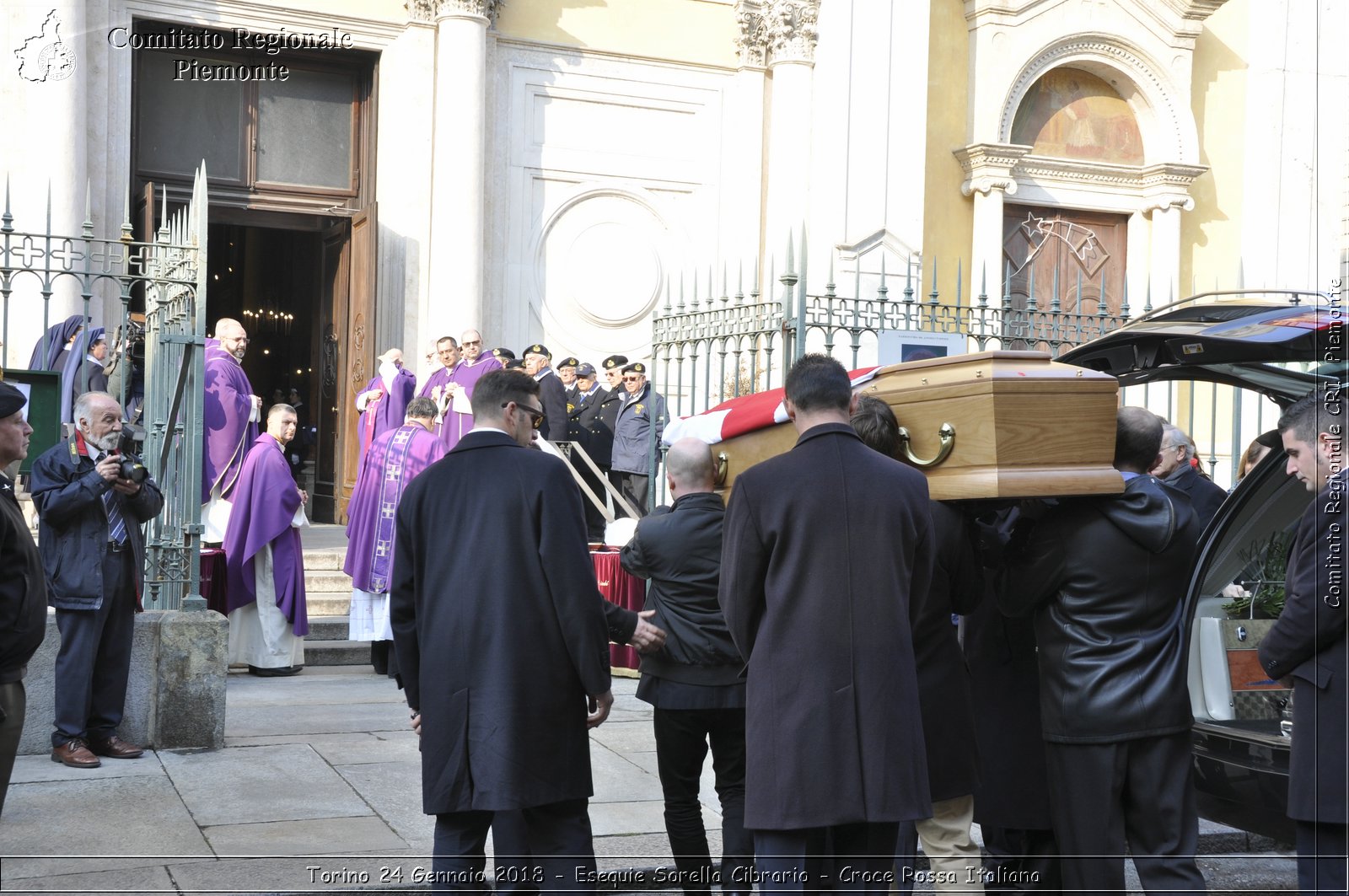 Torino 24 Gennaio 2018 - Esequie Sorella Cibrario- Croce Rossa Italiana- Comitato Regionale del Piemonte