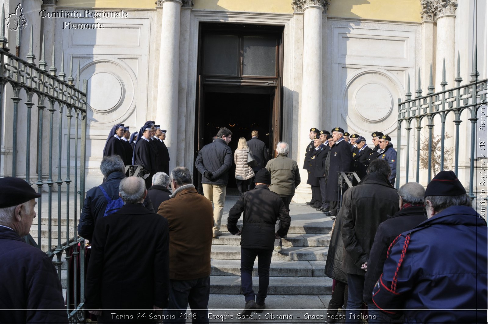 Torino 24 Gennaio 2018 - Esequie Sorella Cibrario- Croce Rossa Italiana- Comitato Regionale del Piemonte