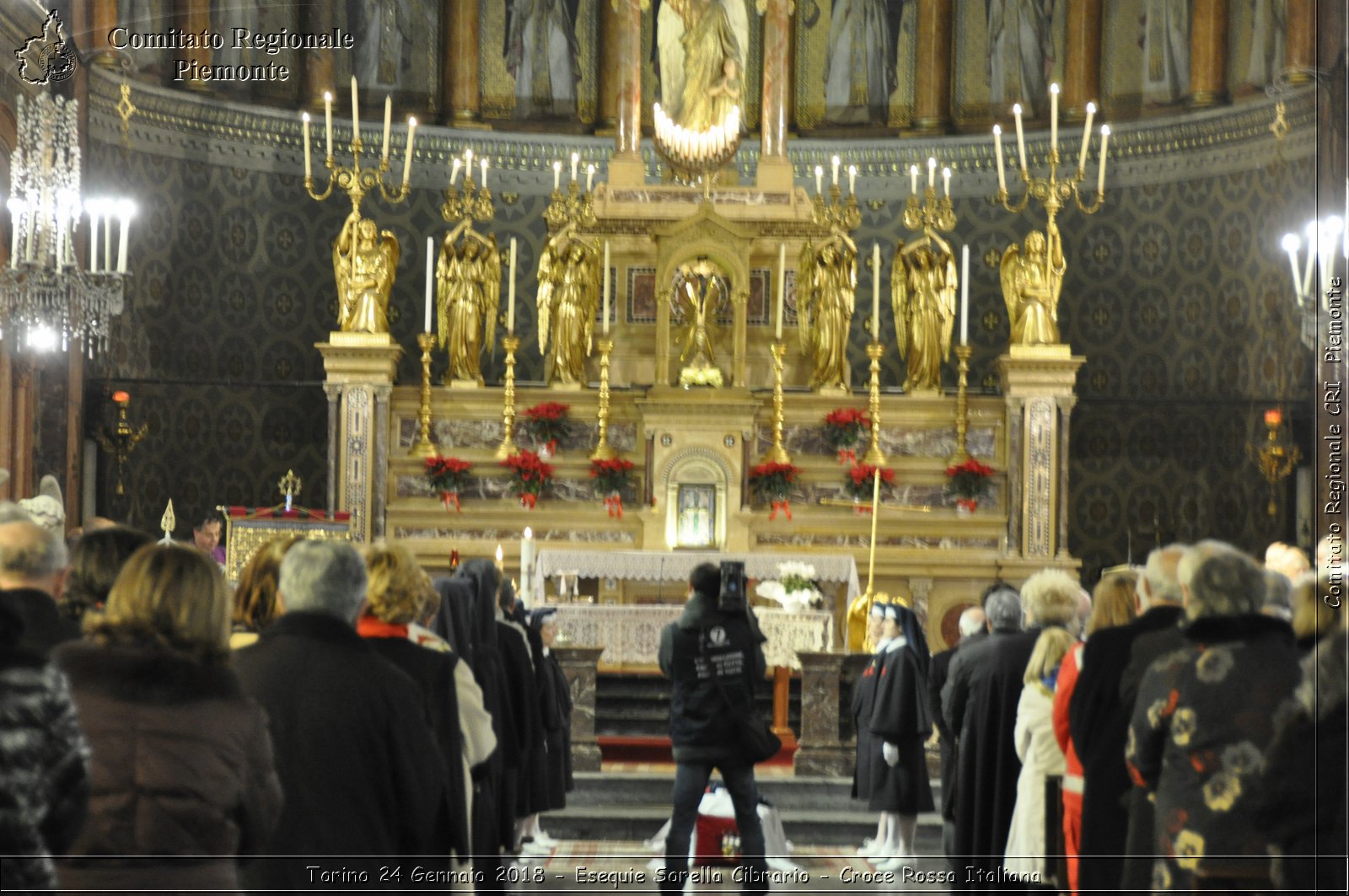 Torino 24 Gennaio 2018 - Esequie Sorella Cibrario- Croce Rossa Italiana- Comitato Regionale del Piemonte