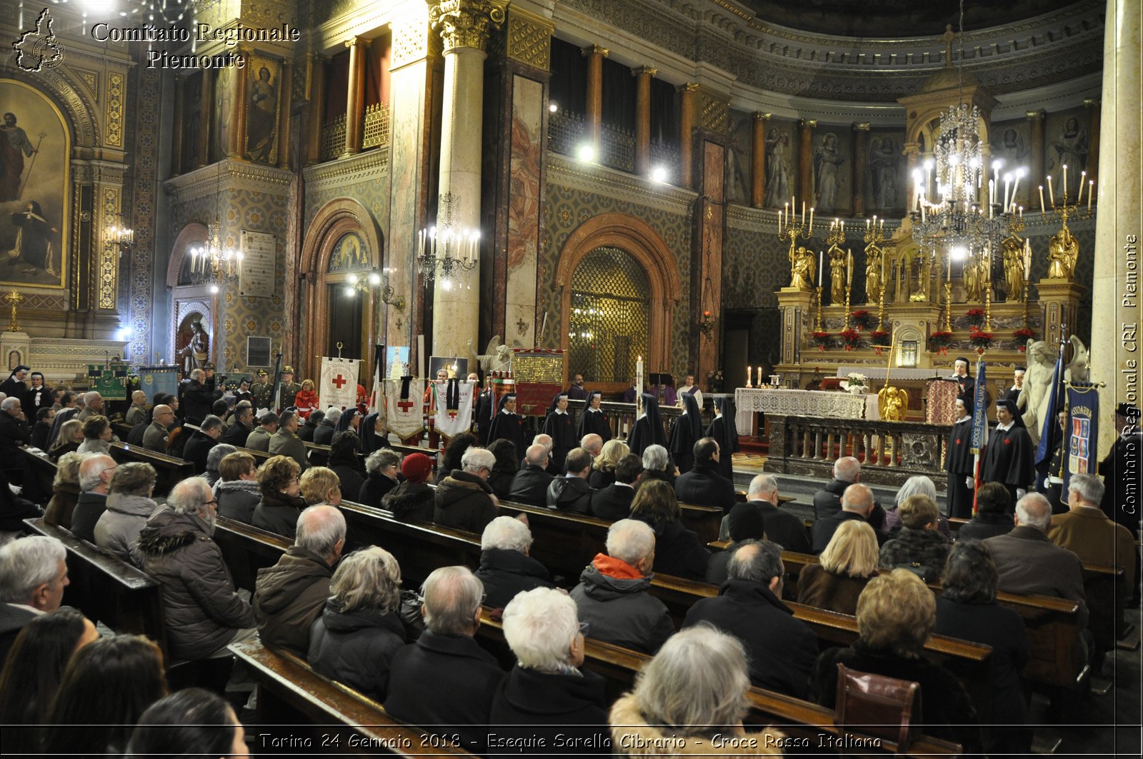 Torino 24 Gennaio 2018 - Esequie Sorella Cibrario- Croce Rossa Italiana- Comitato Regionale del Piemonte