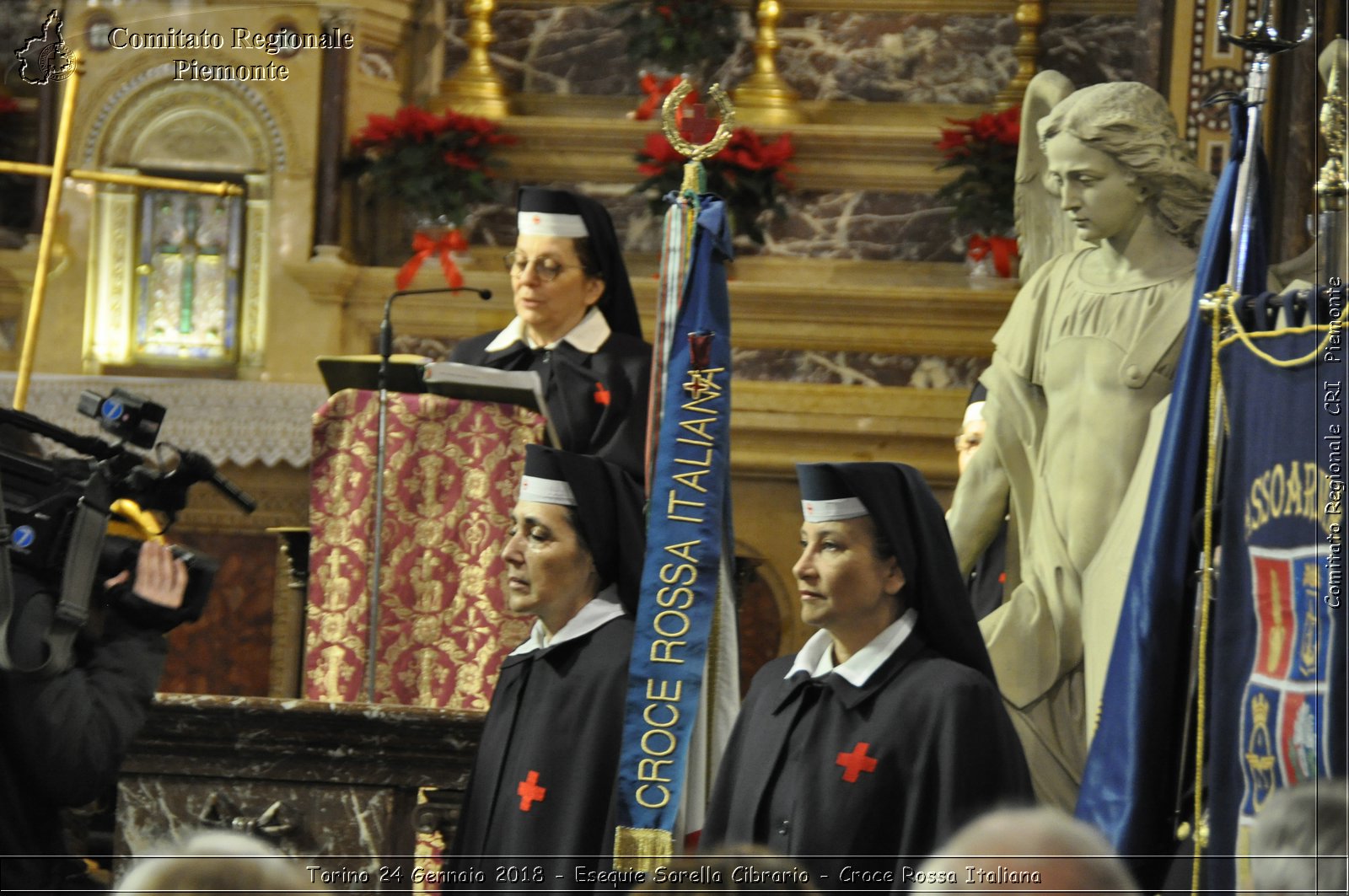 Torino 24 Gennaio 2018 - Esequie Sorella Cibrario- Croce Rossa Italiana- Comitato Regionale del Piemonte