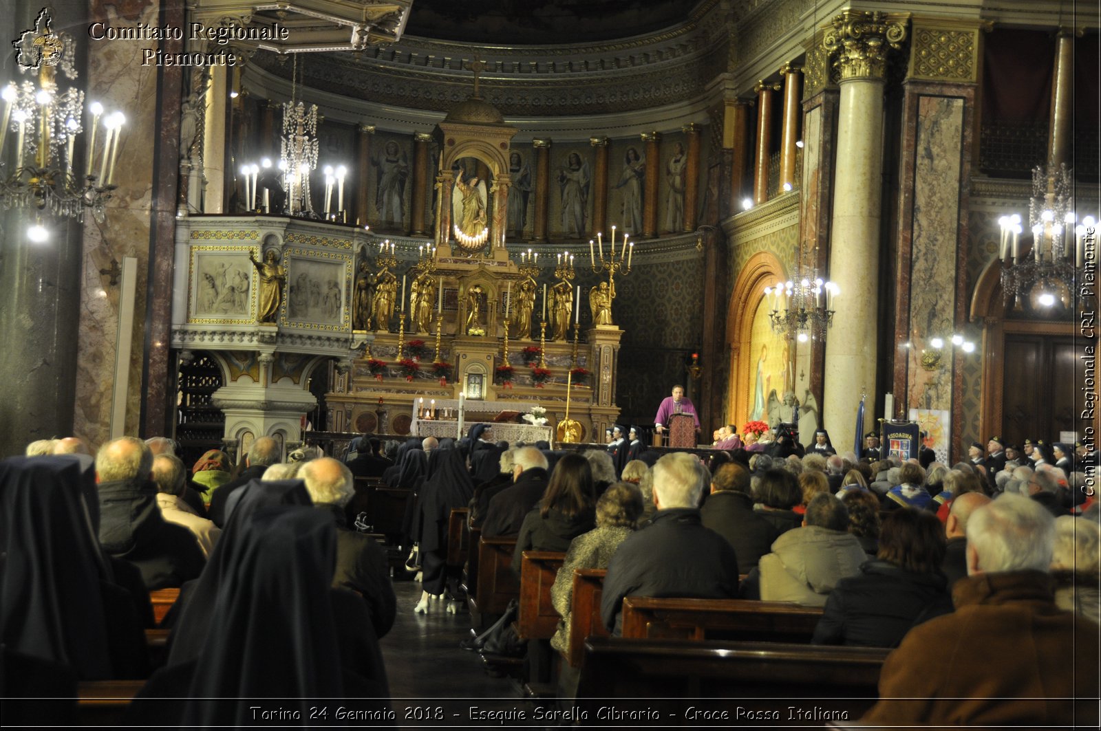 Torino 24 Gennaio 2018 - Esequie Sorella Cibrario- Croce Rossa Italiana- Comitato Regionale del Piemonte