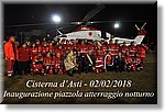 Cisterna d'Asti 2 Febbraio 2018 - Inaugurazione piazzola atterragio in notturna - Croce Rossa Italiana- Comitato Regionale del Piemonte