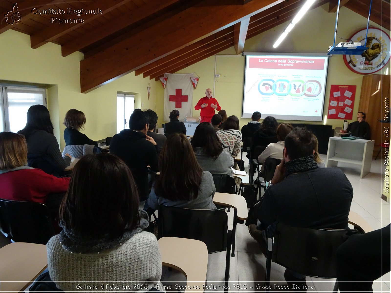 Galliate 3 Febbraio 2018 - Primo Soccorso Pediatrico PBLS - Croce Rossa Italiana- Comitato Regionale del Piemonte