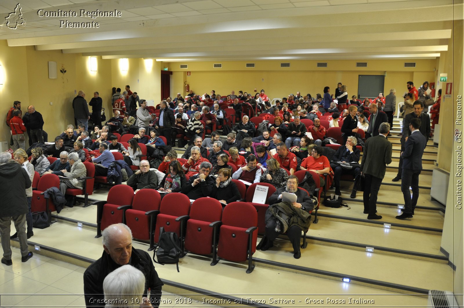 Crescentino 10 Febbraio 2018 - Incontro sul Terzo Settore - Croce Rossa Italiana- Comitato Regionale del Piemonte