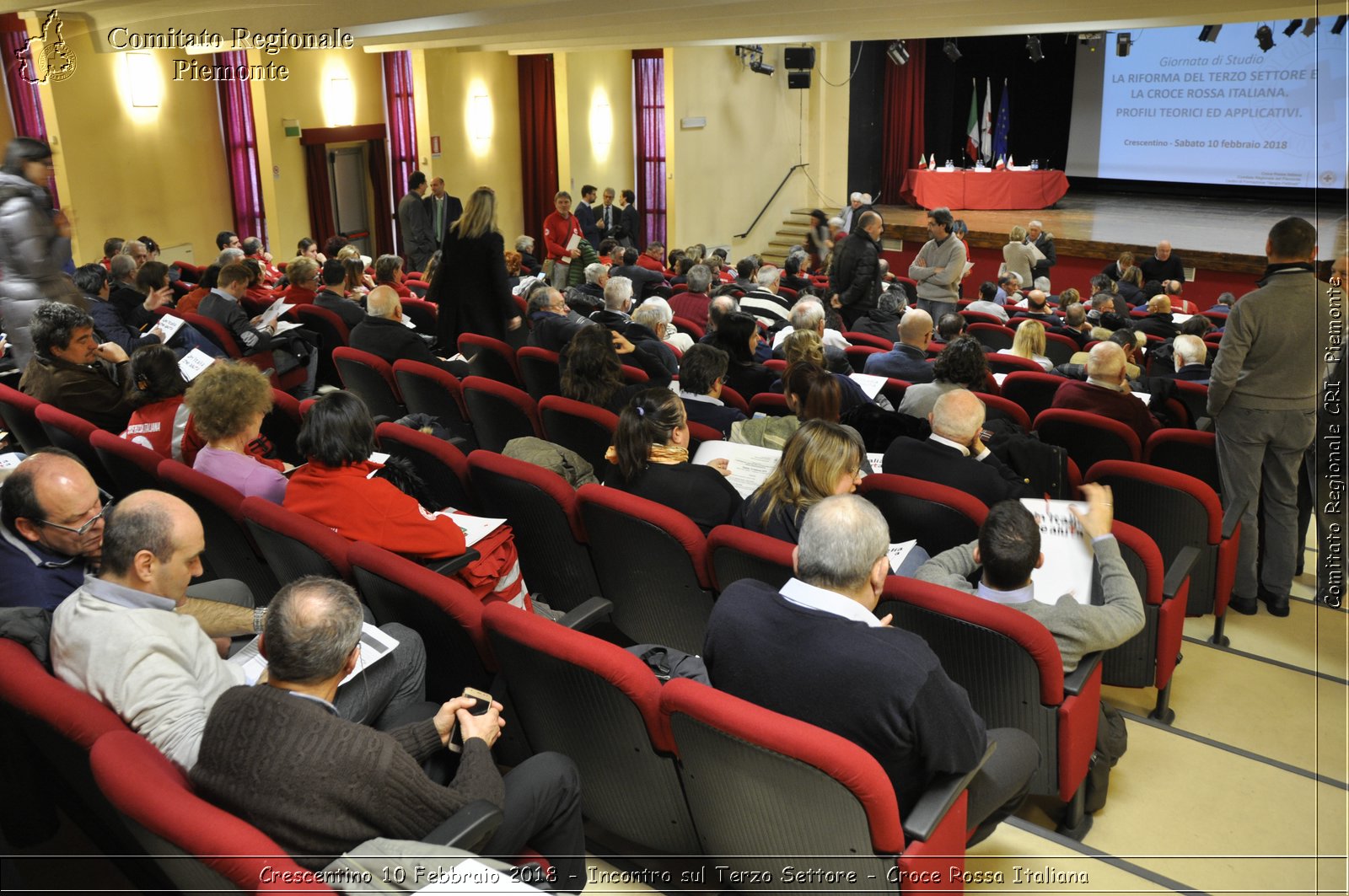 Crescentino 10 Febbraio 2018 - Incontro sul Terzo Settore - Croce Rossa Italiana- Comitato Regionale del Piemonte