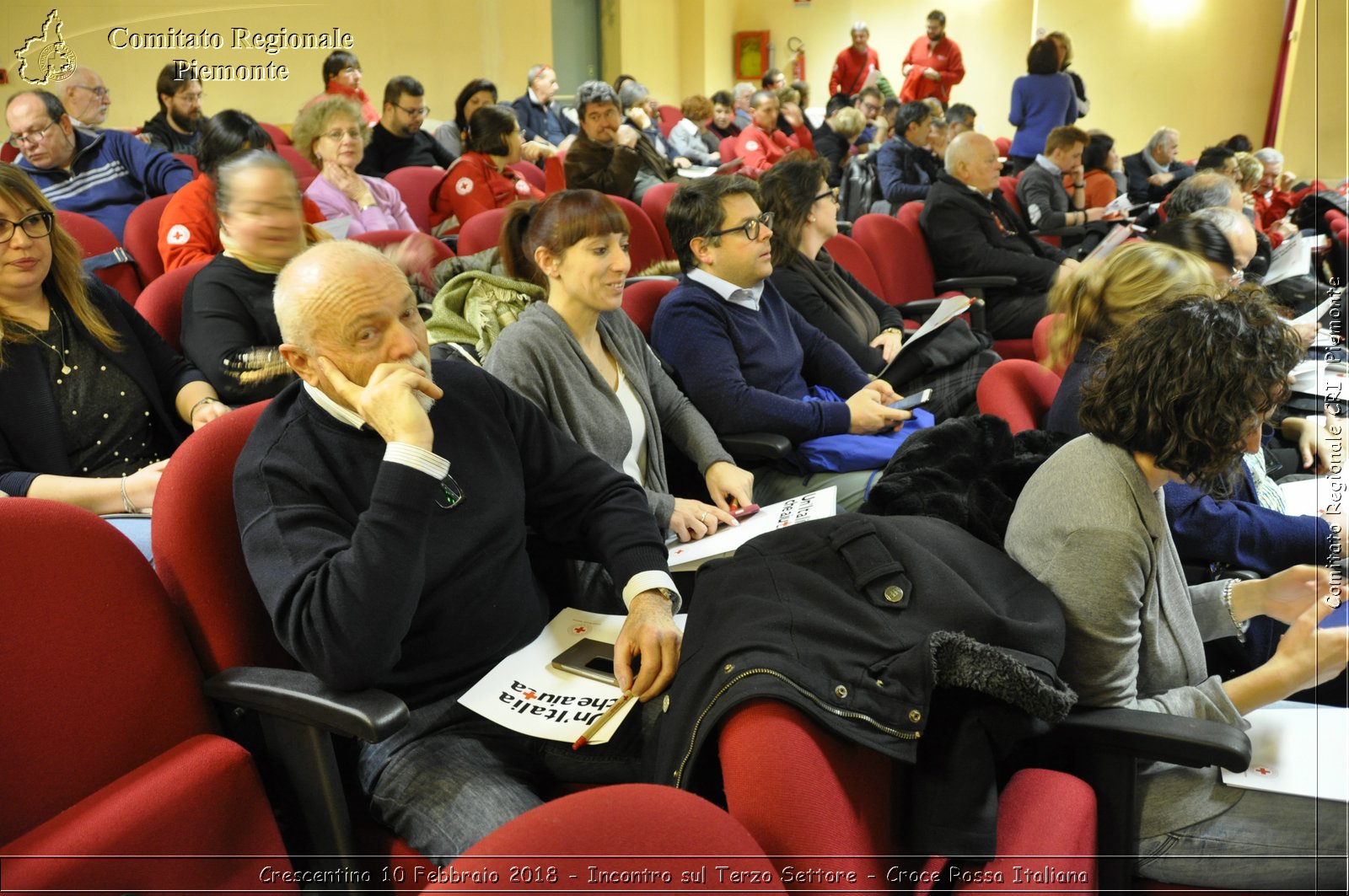 Crescentino 10 Febbraio 2018 - Incontro sul Terzo Settore - Croce Rossa Italiana- Comitato Regionale del Piemonte