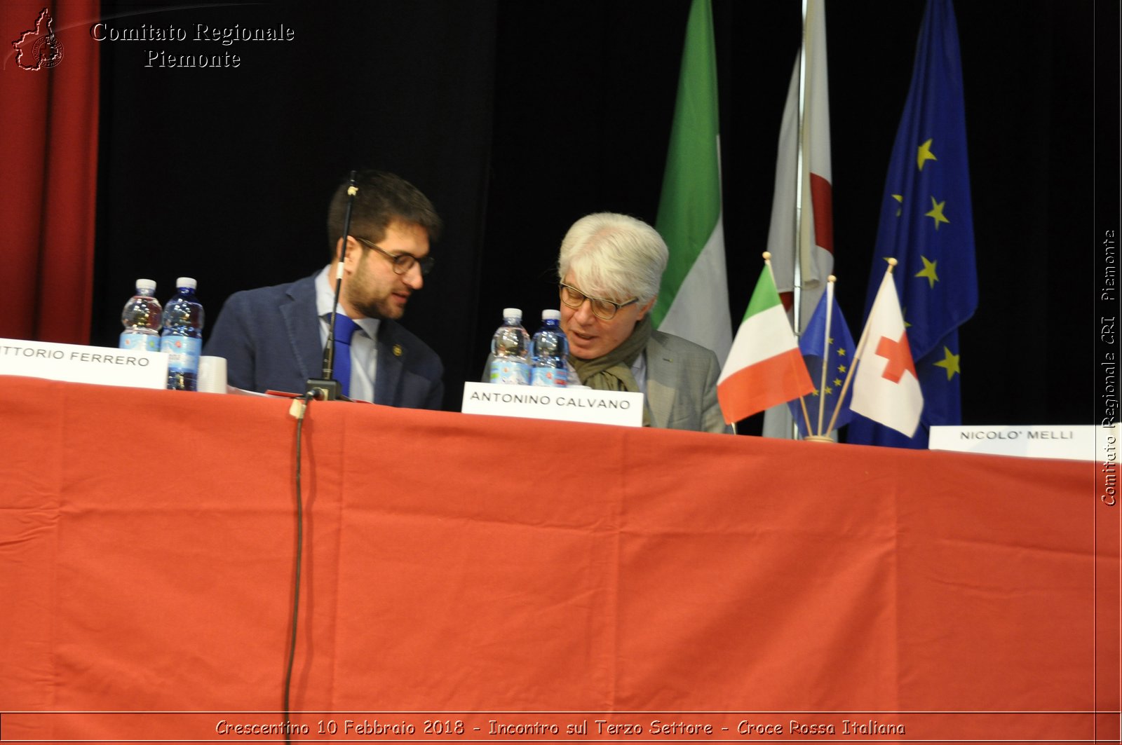 Crescentino 10 Febbraio 2018 - Incontro sul Terzo Settore - Croce Rossa Italiana- Comitato Regionale del Piemonte