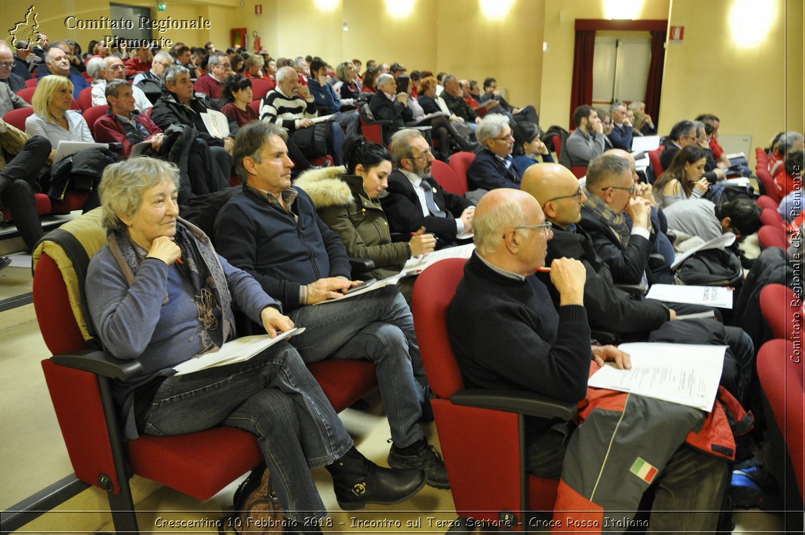 Crescentino 10 Febbraio 2018 - Incontro sul Terzo Settore - Croce Rossa Italiana- Comitato Regionale del Piemonte