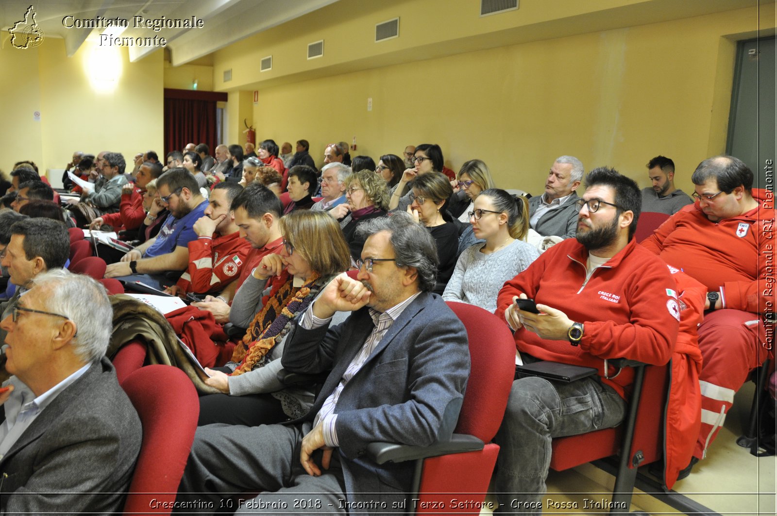 Crescentino 10 Febbraio 2018 - Incontro sul Terzo Settore - Croce Rossa Italiana- Comitato Regionale del Piemonte