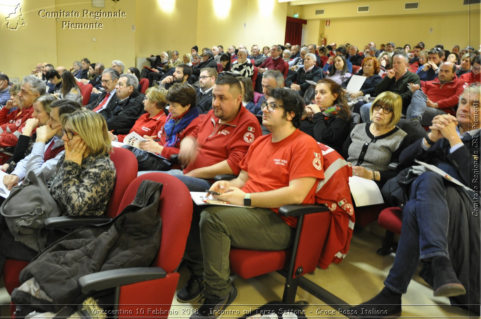 Crescentino 10 Febbraio 2018 - Incontro sul Terzo Settore - Croce Rossa Italiana- Comitato Regionale del Piemonte