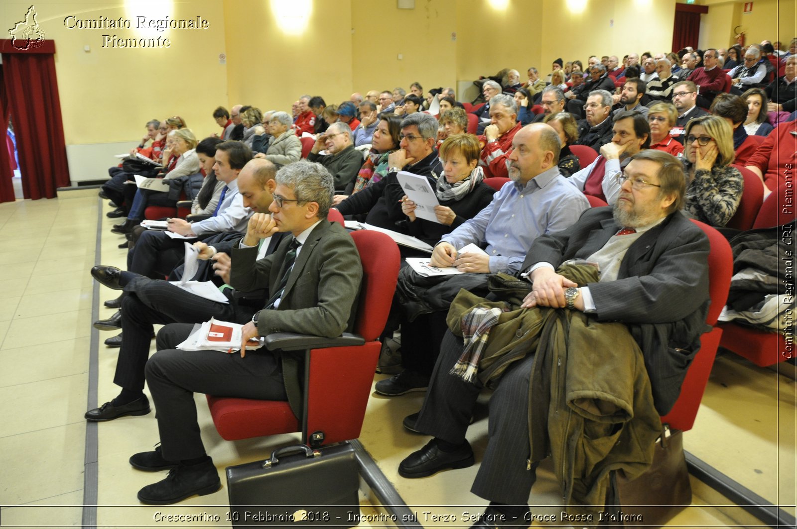 Crescentino 10 Febbraio 2018 - Incontro sul Terzo Settore - Croce Rossa Italiana- Comitato Regionale del Piemonte