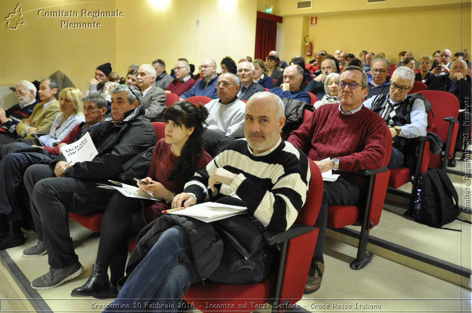 Crescentino 10 Febbraio 2018 - Incontro sul Terzo Settore - Croce Rossa Italiana- Comitato Regionale del Piemonte