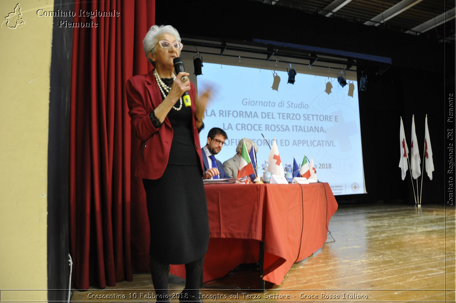 Crescentino 10 Febbraio 2018 - Incontro sul Terzo Settore - Croce Rossa Italiana- Comitato Regionale del Piemonte