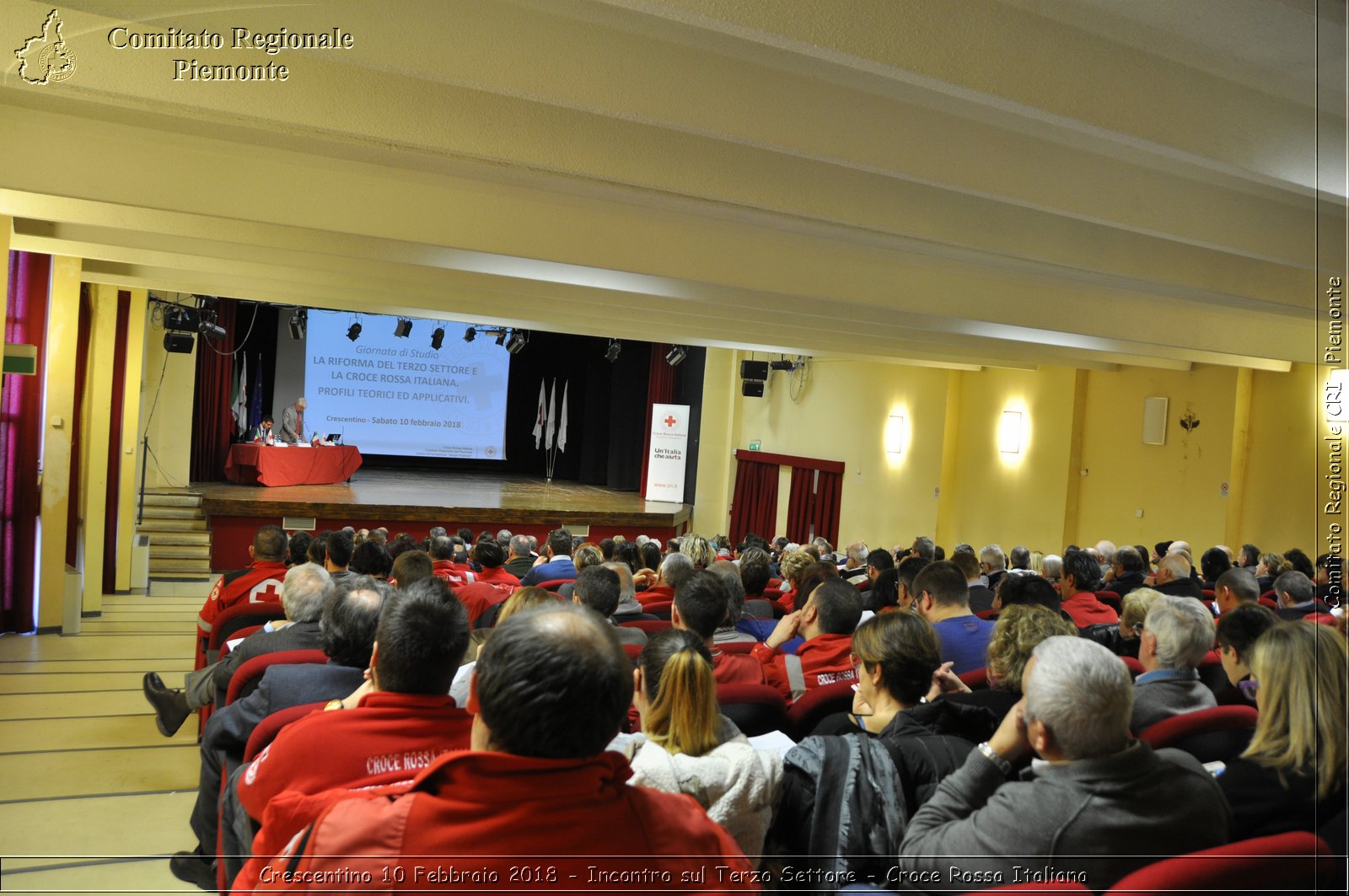 Crescentino 10 Febbraio 2018 - Incontro sul Terzo Settore - Croce Rossa Italiana- Comitato Regionale del Piemonte