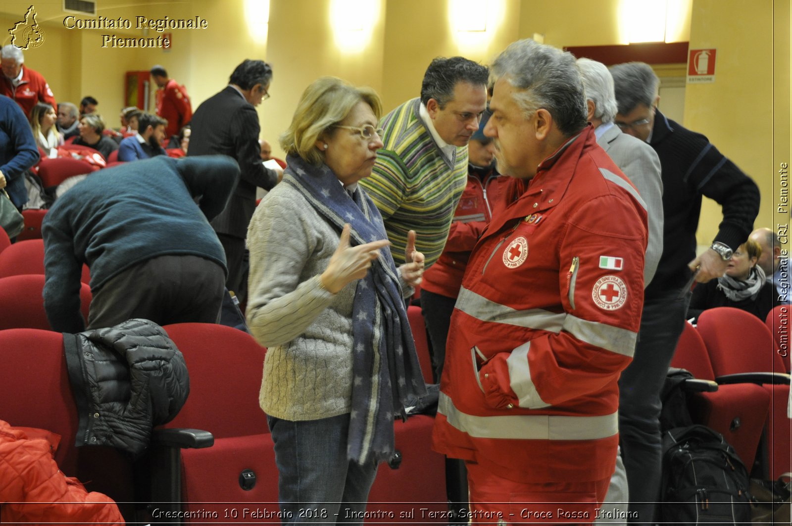 Crescentino 10 Febbraio 2018 - Incontro sul Terzo Settore - Croce Rossa Italiana- Comitato Regionale del Piemonte