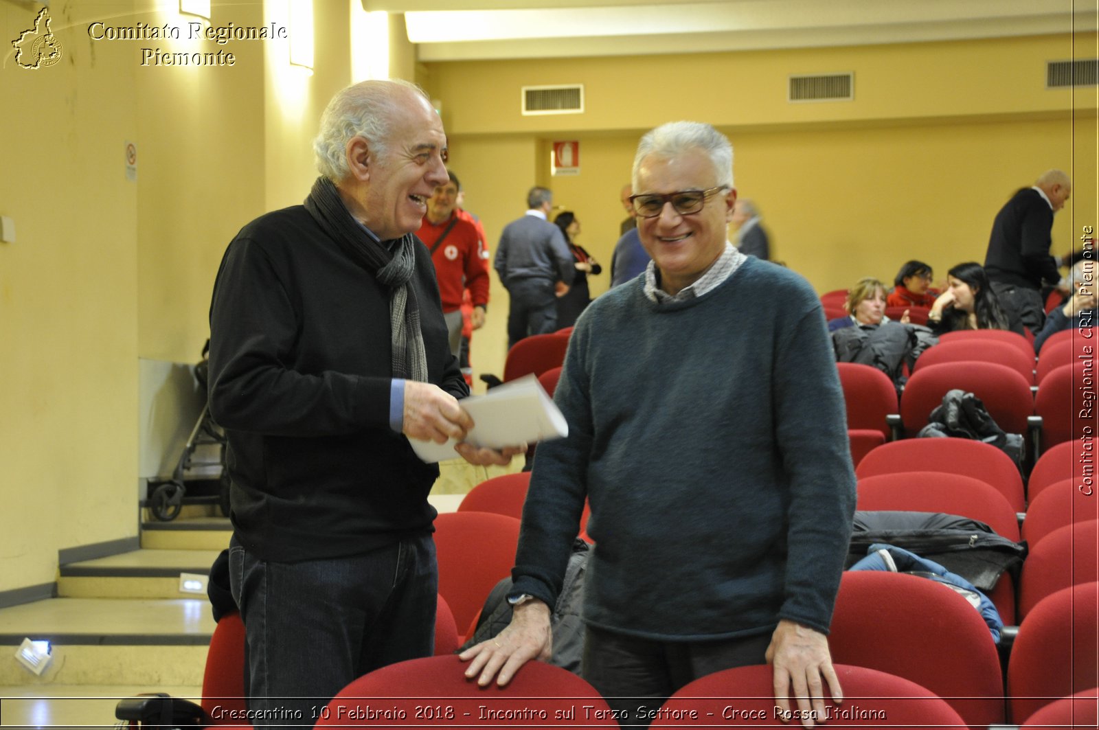 Crescentino 10 Febbraio 2018 - Incontro sul Terzo Settore - Croce Rossa Italiana- Comitato Regionale del Piemonte