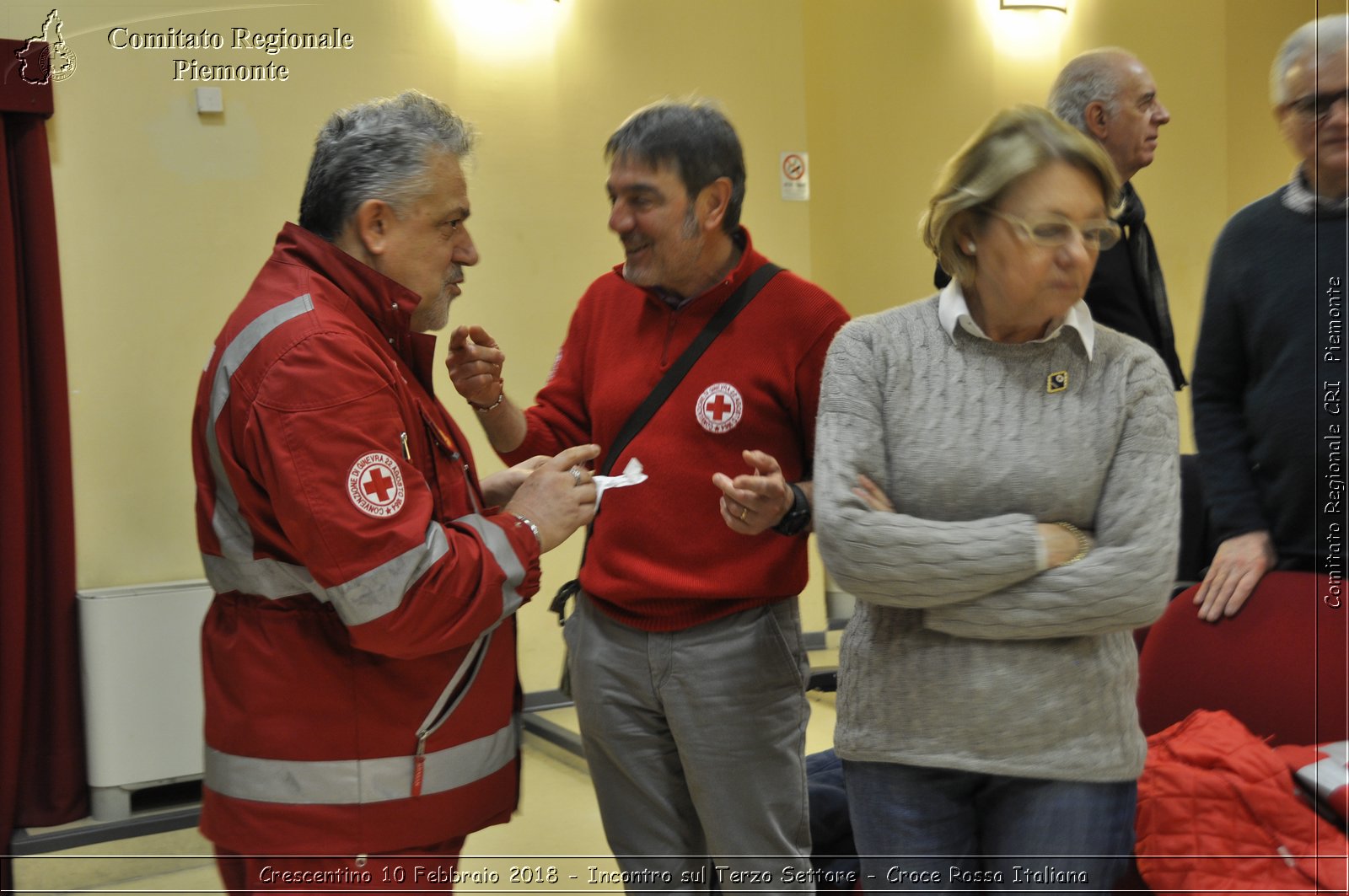 Crescentino 10 Febbraio 2018 - Incontro sul Terzo Settore - Croce Rossa Italiana- Comitato Regionale del Piemonte