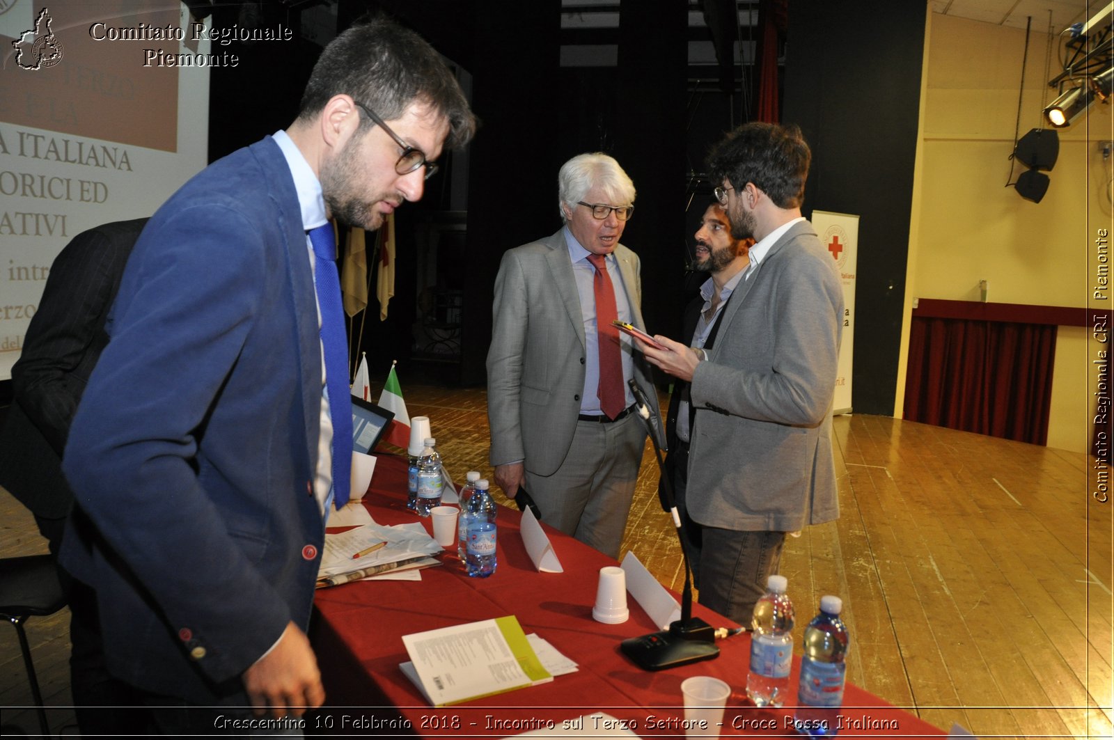 Crescentino 10 Febbraio 2018 - Incontro sul Terzo Settore - Croce Rossa Italiana- Comitato Regionale del Piemonte