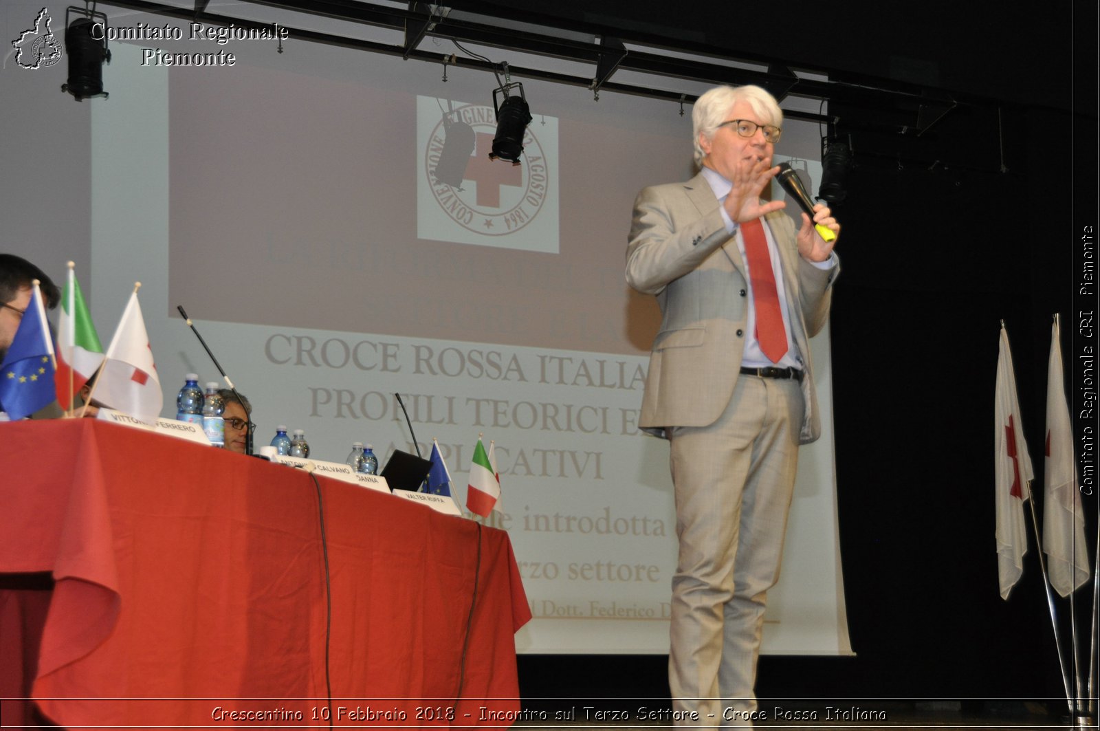 Crescentino 10 Febbraio 2018 - Incontro sul Terzo Settore - Croce Rossa Italiana- Comitato Regionale del Piemonte