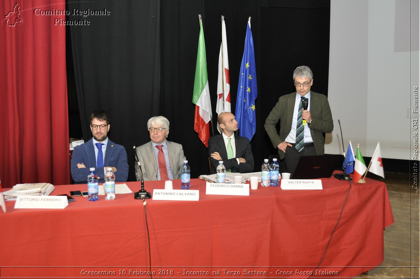 Crescentino 10 Febbraio 2018 - Incontro sul Terzo Settore - Croce Rossa Italiana- Comitato Regionale del Piemonte