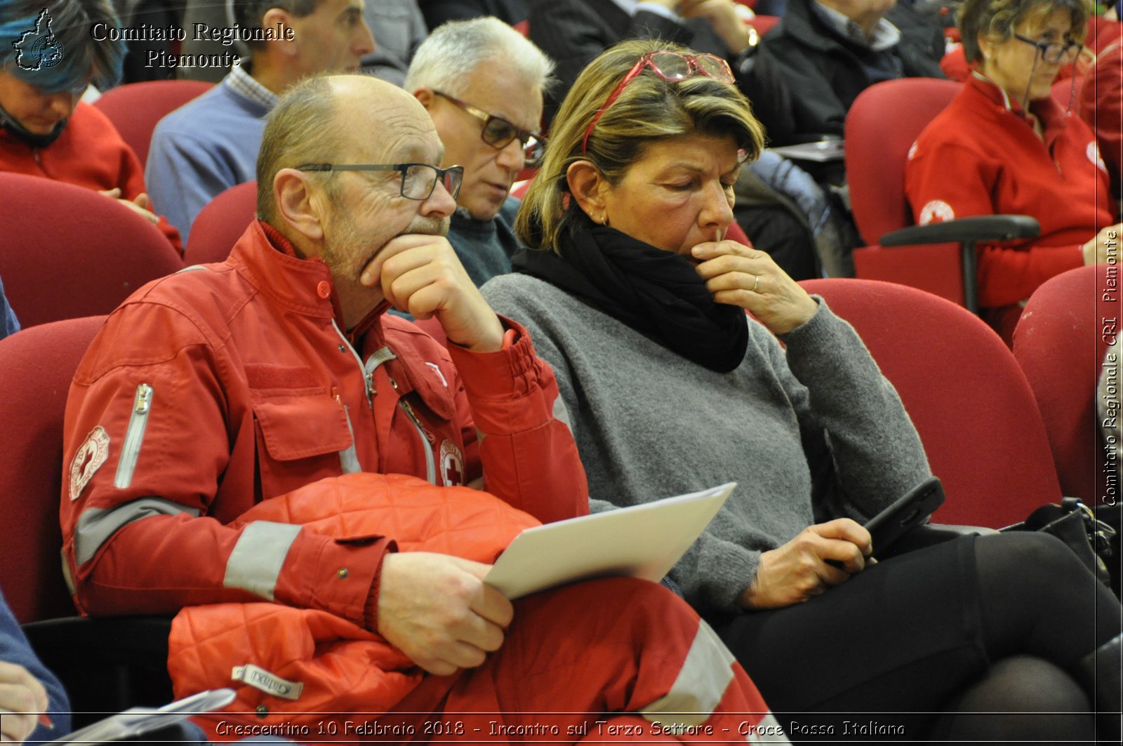 Crescentino 10 Febbraio 2018 - Incontro sul Terzo Settore - Croce Rossa Italiana- Comitato Regionale del Piemonte