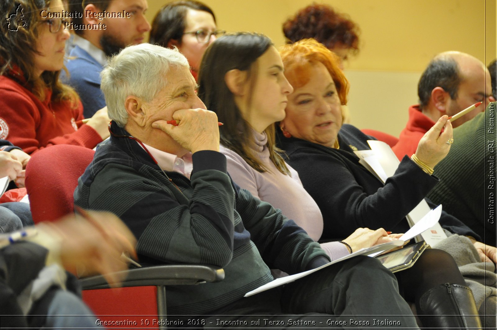 Crescentino 10 Febbraio 2018 - Incontro sul Terzo Settore - Croce Rossa Italiana- Comitato Regionale del Piemonte