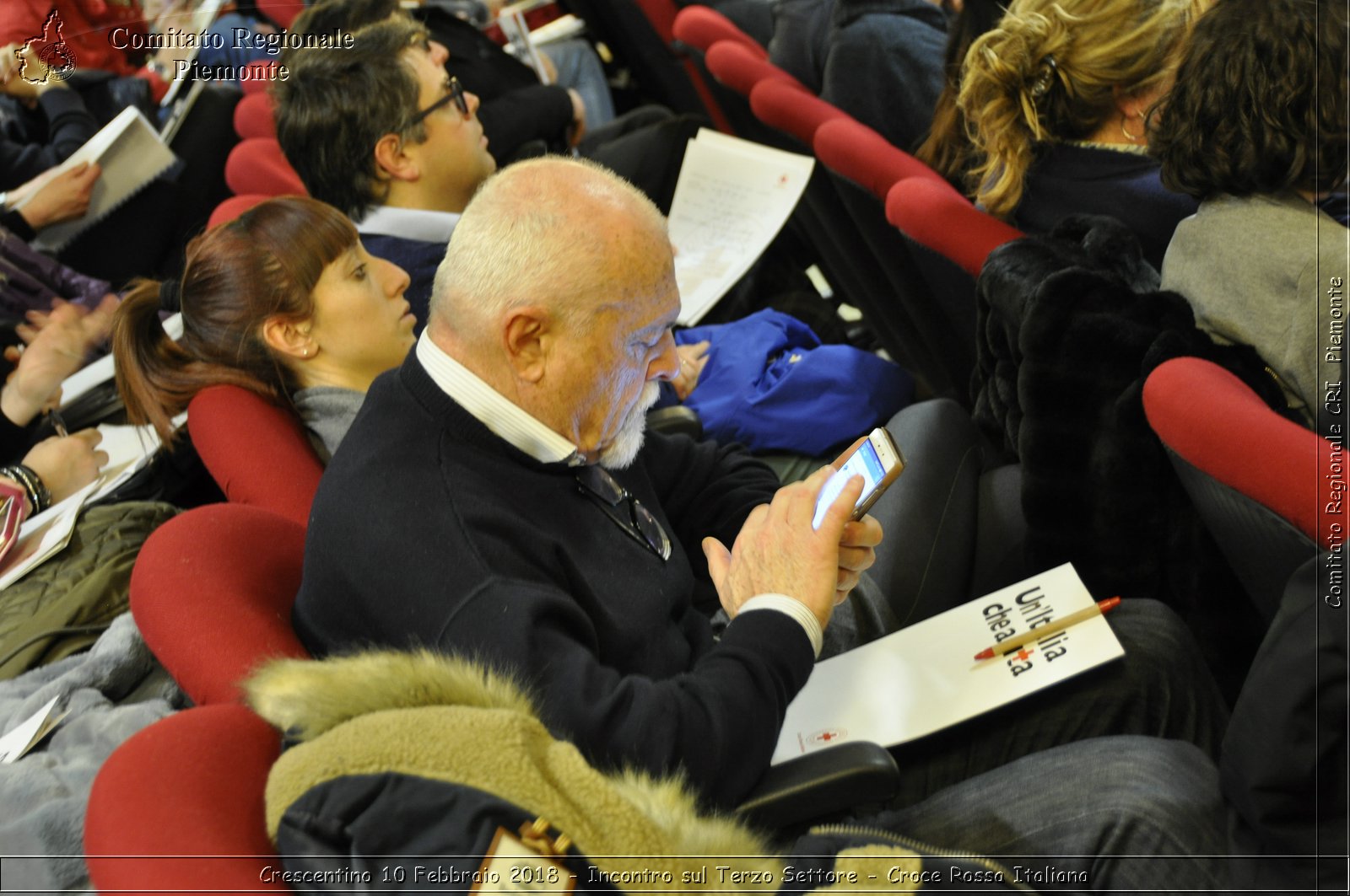 Crescentino 10 Febbraio 2018 - Incontro sul Terzo Settore - Croce Rossa Italiana- Comitato Regionale del Piemonte