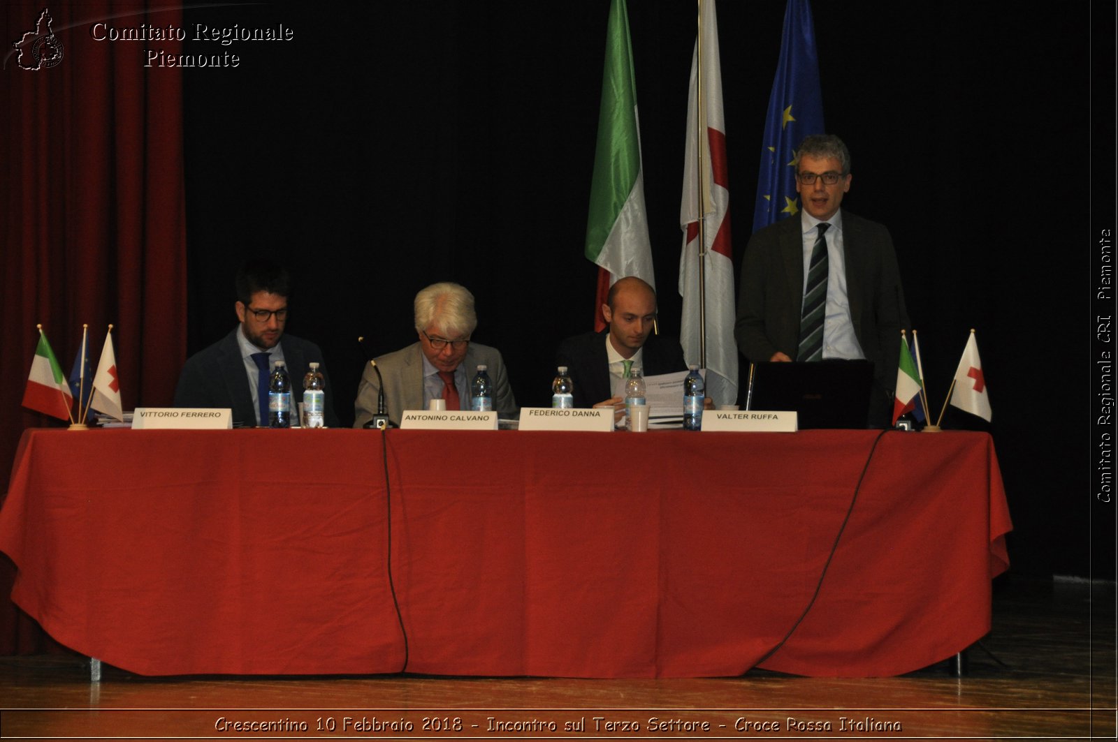 Crescentino 10 Febbraio 2018 - Incontro sul Terzo Settore - Croce Rossa Italiana- Comitato Regionale del Piemonte