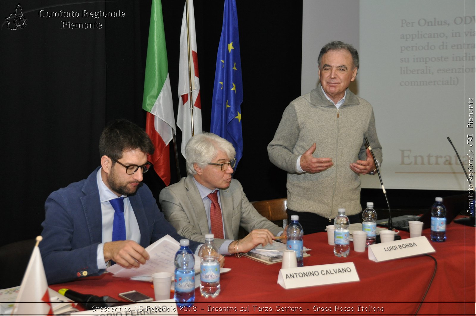 Crescentino 10 Febbraio 2018 - Incontro sul Terzo Settore - Croce Rossa Italiana- Comitato Regionale del Piemonte