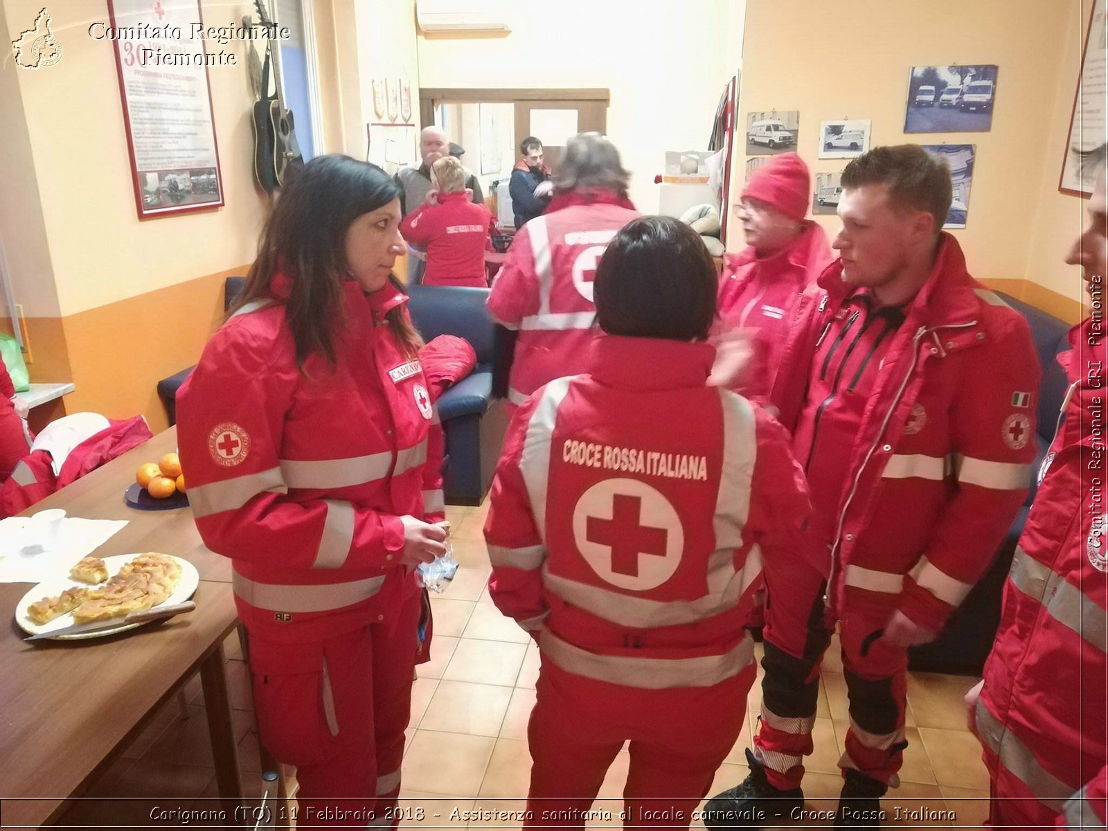 Carignano (TO) 11 Febbraio 2018 - Assistenza sanitaria al locale carnevale - Croce Rossa Italiana- Comitato Regionale del Piemonte