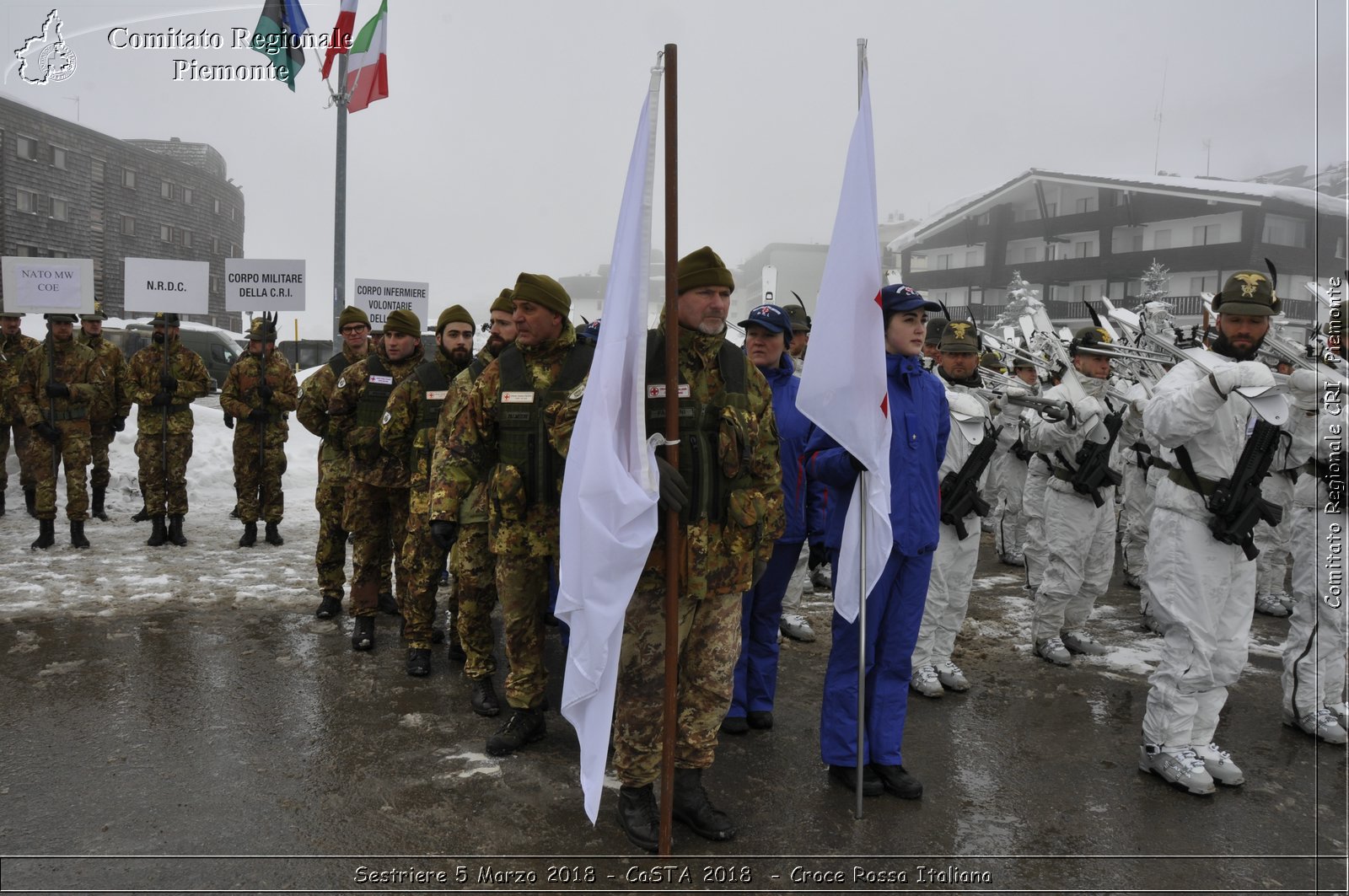 Sestriere 5 Marzo 2018 - CaSTA 2018 - Croce Rossa Italiana- Comitato Regionale del Piemonte