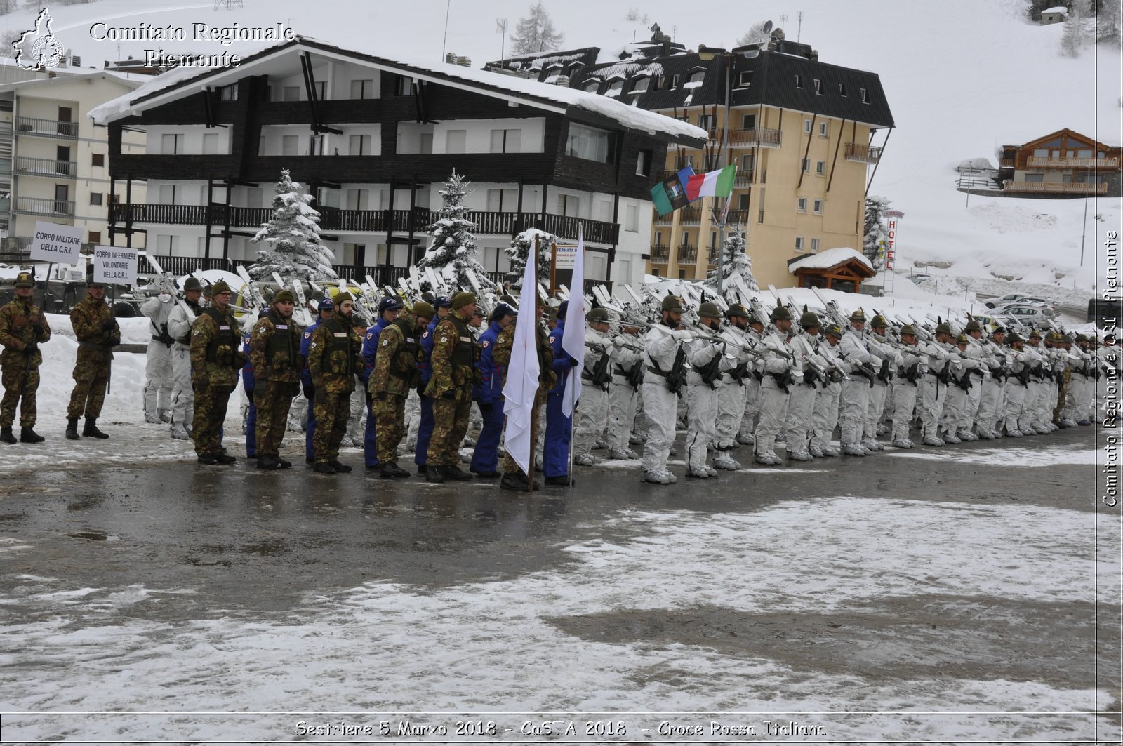 Sestriere 5 Marzo 2018 - CaSTA 2018 - Croce Rossa Italiana- Comitato Regionale del Piemonte