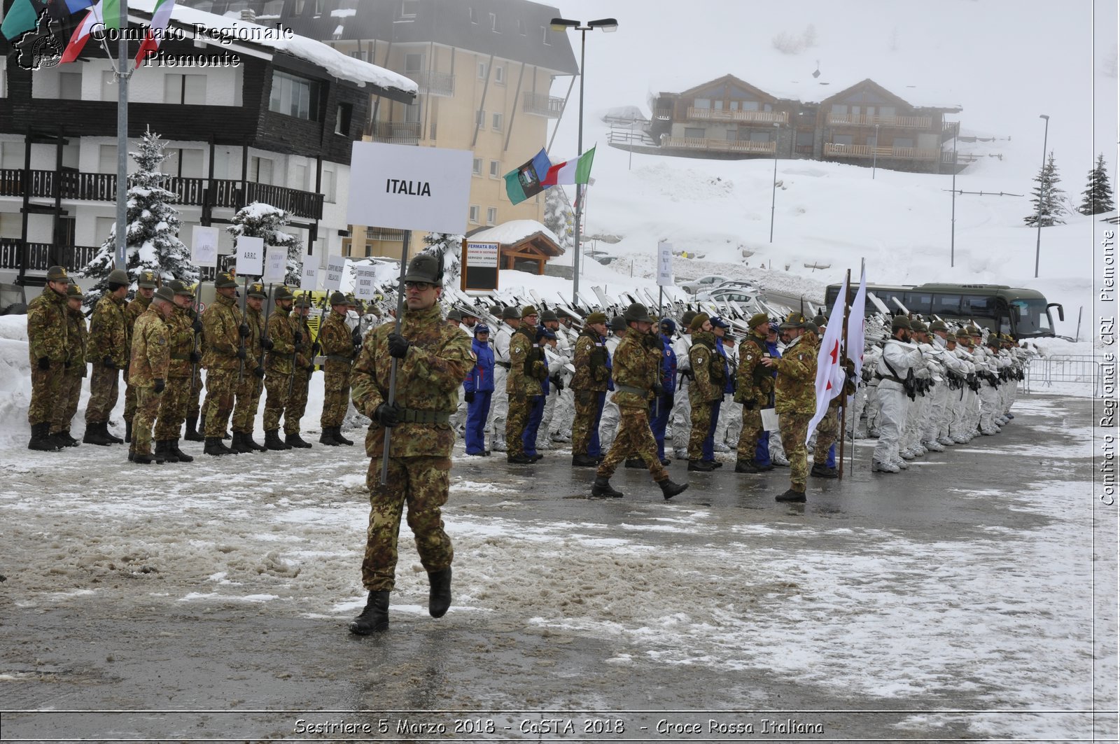 Sestriere 5 Marzo 2018 - CaSTA 2018 - Croce Rossa Italiana- Comitato Regionale del Piemonte