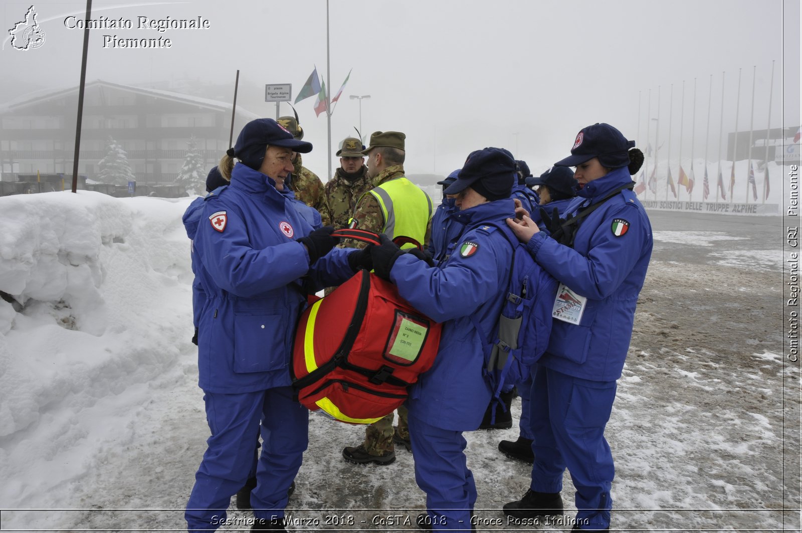 Sestriere 5 Marzo 2018 - CaSTA 2018 - Croce Rossa Italiana- Comitato Regionale del Piemonte