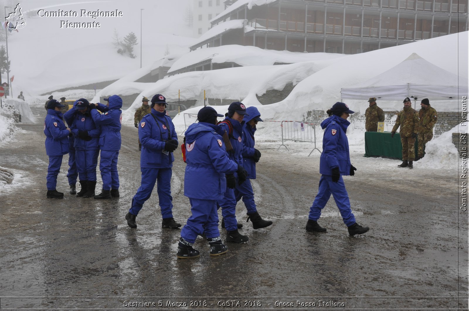 Sestriere 5 Marzo 2018 - CaSTA 2018 - Croce Rossa Italiana- Comitato Regionale del Piemonte