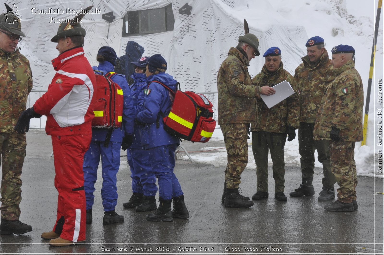 Sestriere 5 Marzo 2018 - CaSTA 2018 - Croce Rossa Italiana- Comitato Regionale del Piemonte