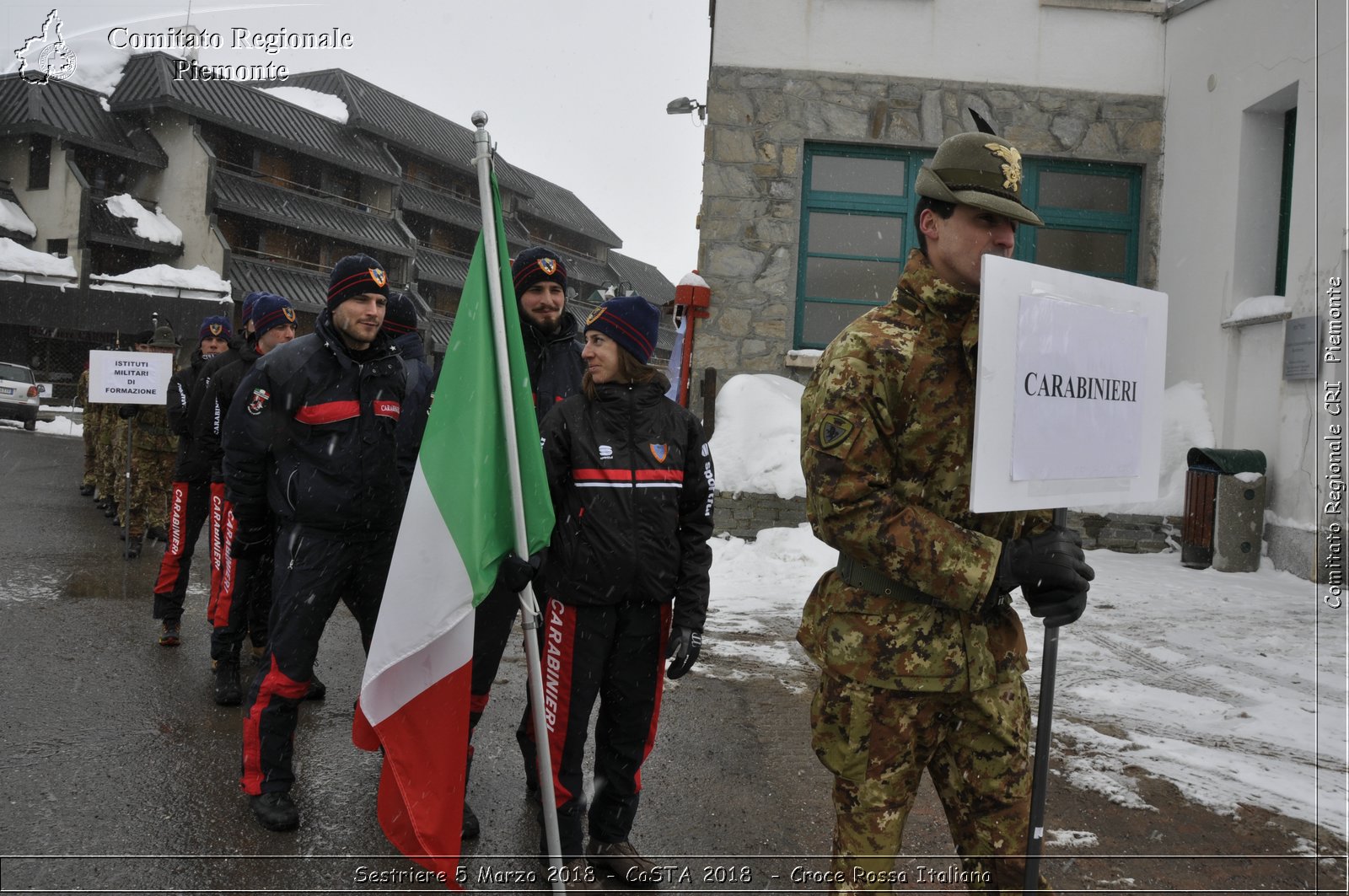 Sestriere 5 Marzo 2018 - CaSTA 2018 - Croce Rossa Italiana- Comitato Regionale del Piemonte