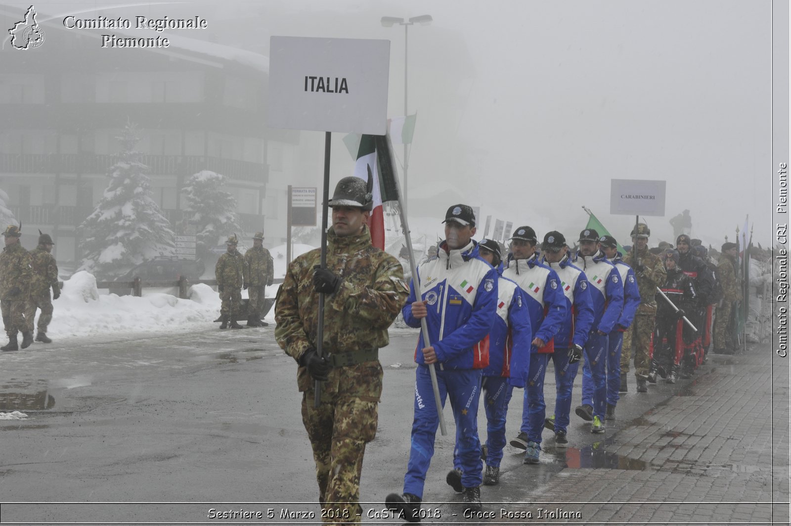 Sestriere 5 Marzo 2018 - CaSTA 2018 - Croce Rossa Italiana- Comitato Regionale del Piemonte