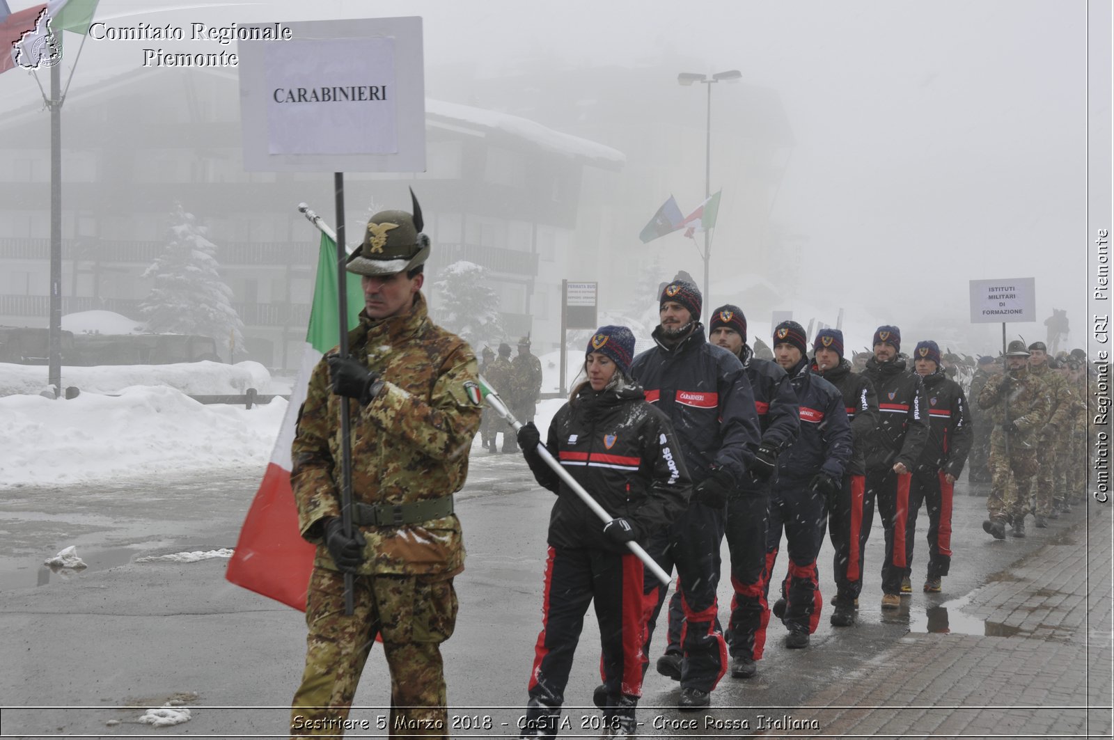 Sestriere 5 Marzo 2018 - CaSTA 2018 - Croce Rossa Italiana- Comitato Regionale del Piemonte