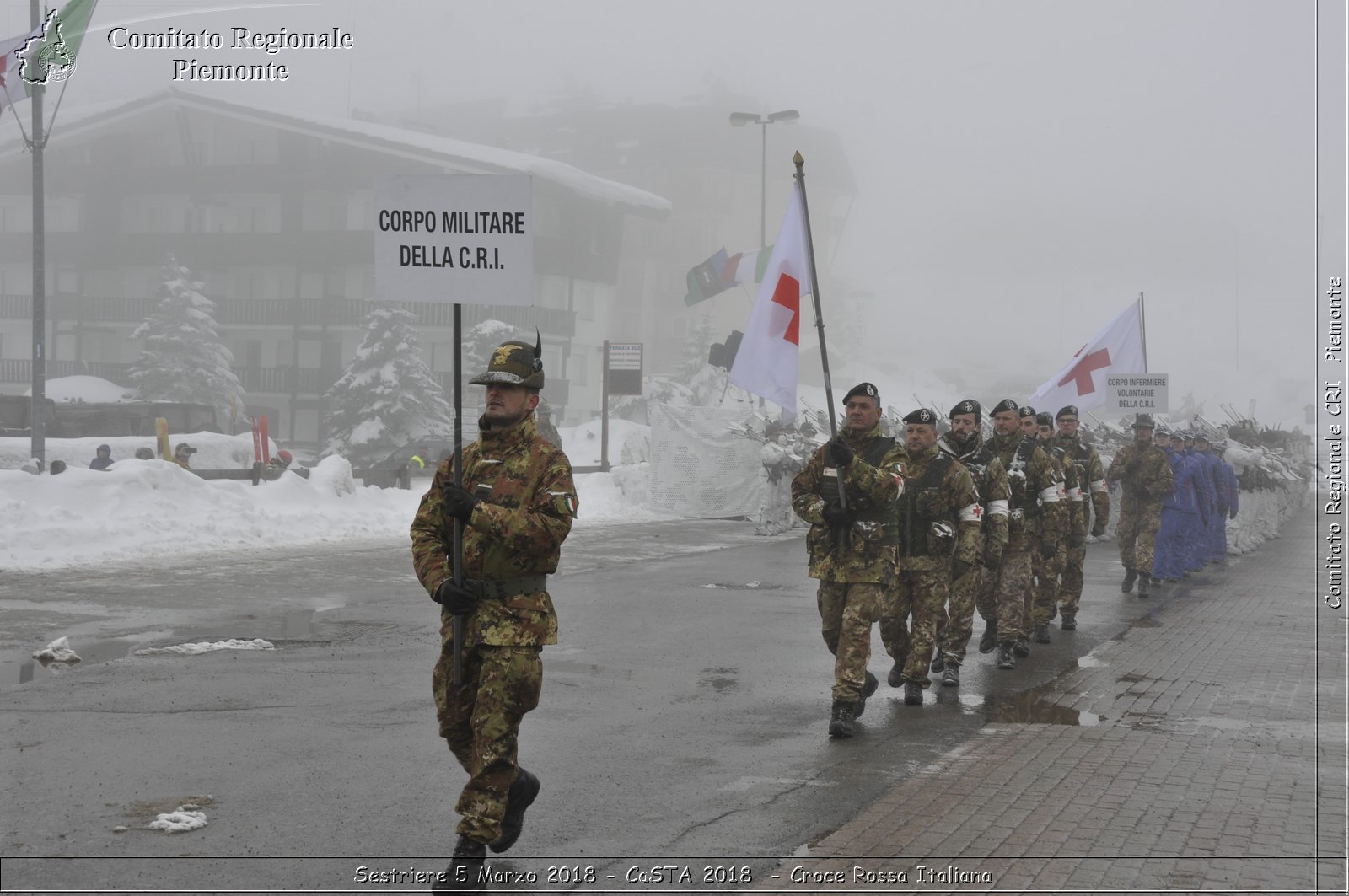 Sestriere 5 Marzo 2018 - CaSTA 2018 - Croce Rossa Italiana- Comitato Regionale del Piemonte