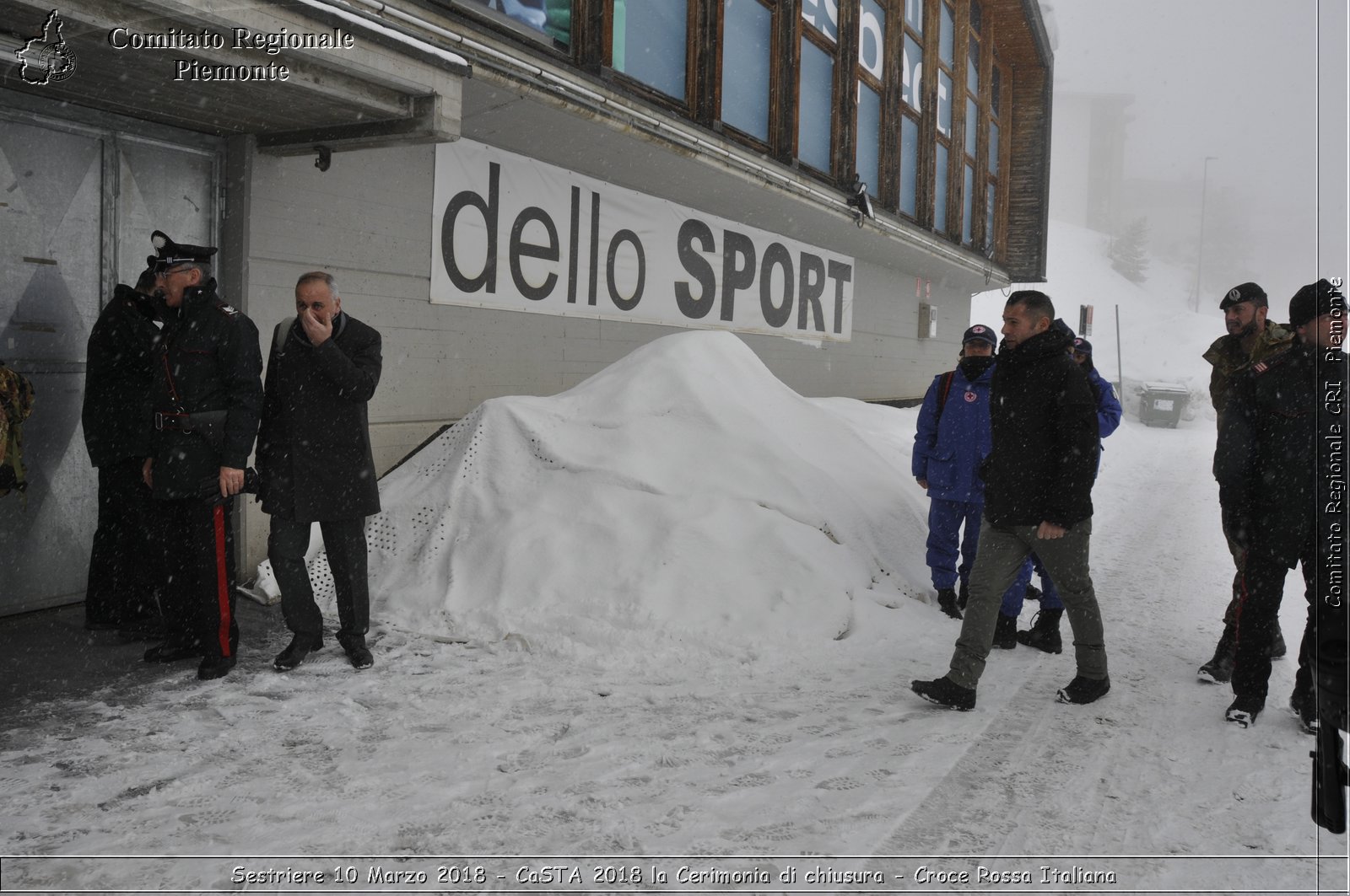 Sestriere 10 Marzo 2018 - CaSTA 2018 la Cerimonia di chiusura - Croce Rossa Italiana- Comitato Regionale del Piemonte