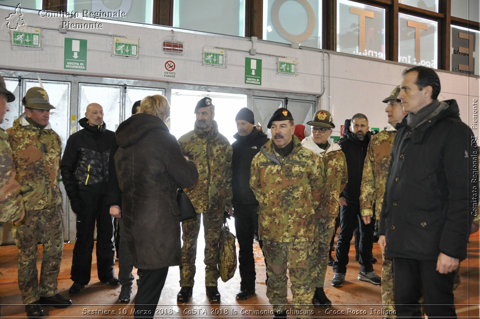 Sestriere 10 Marzo 2018 - CaSTA 2018 la Cerimonia di chiusura - Croce Rossa Italiana- Comitato Regionale del Piemonte