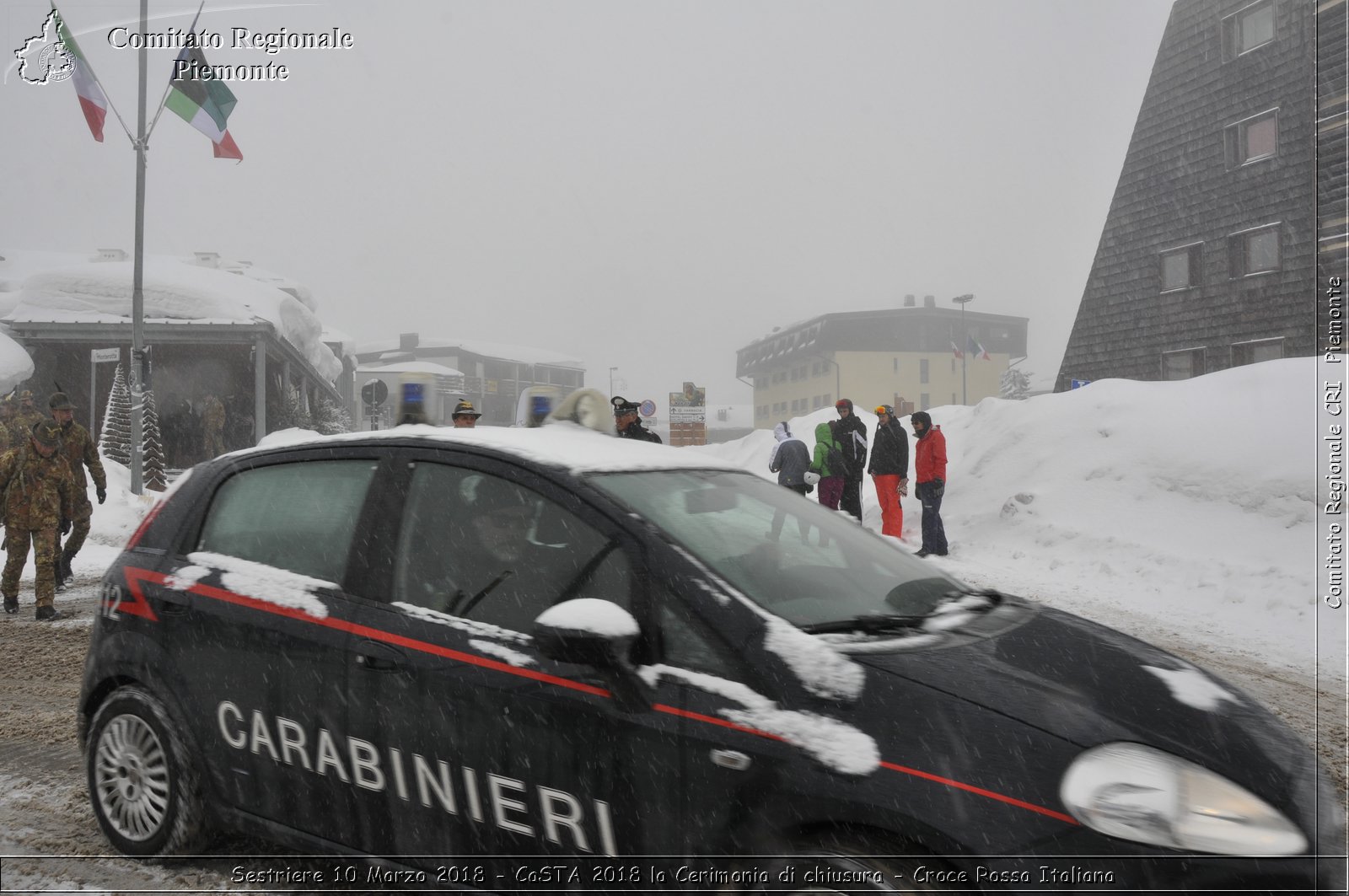 Sestriere 10 Marzo 2018 - CaSTA 2018 la Cerimonia di chiusura - Croce Rossa Italiana- Comitato Regionale del Piemonte